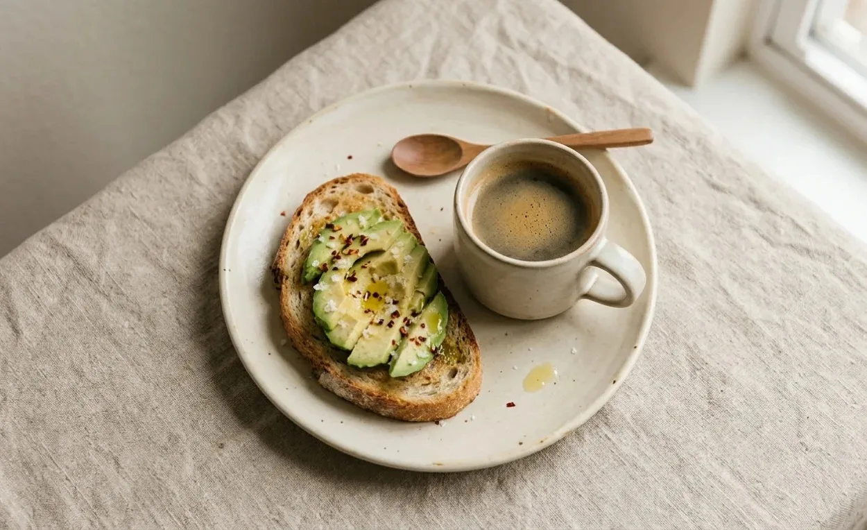 Café o té + tostada o bollería